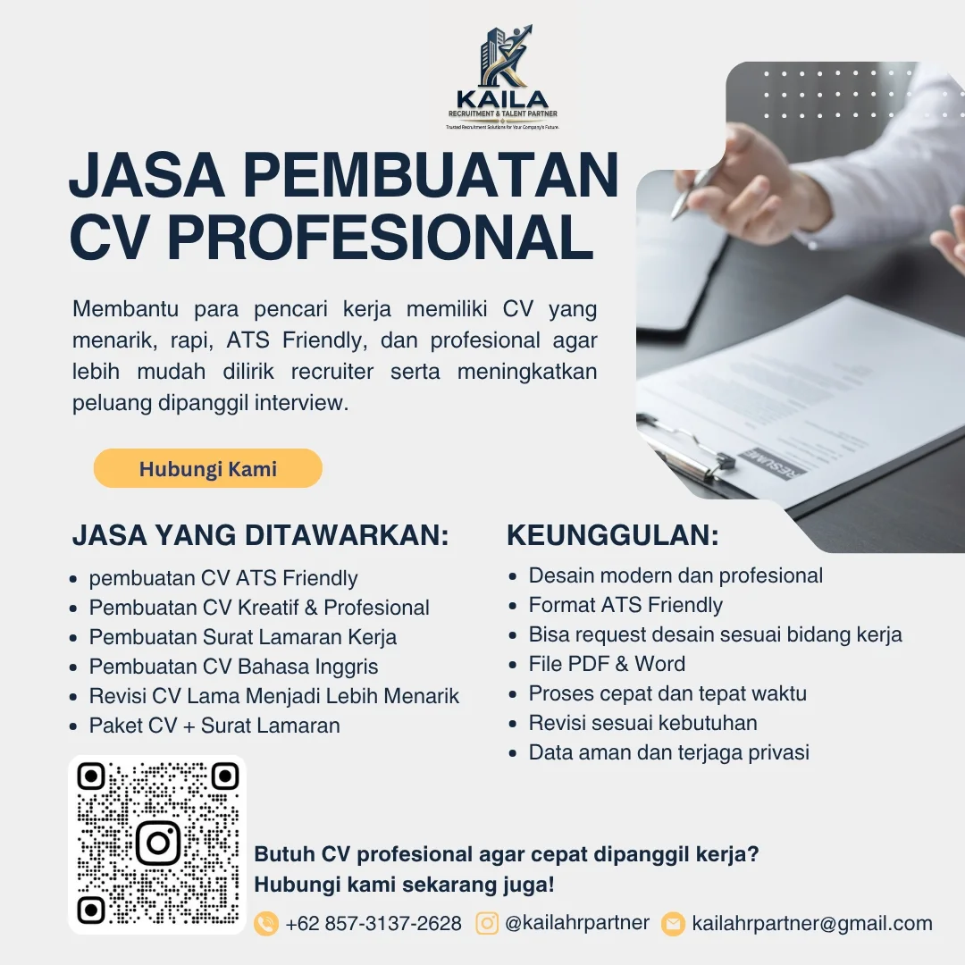 Jasa Pembuatan CV Profesional